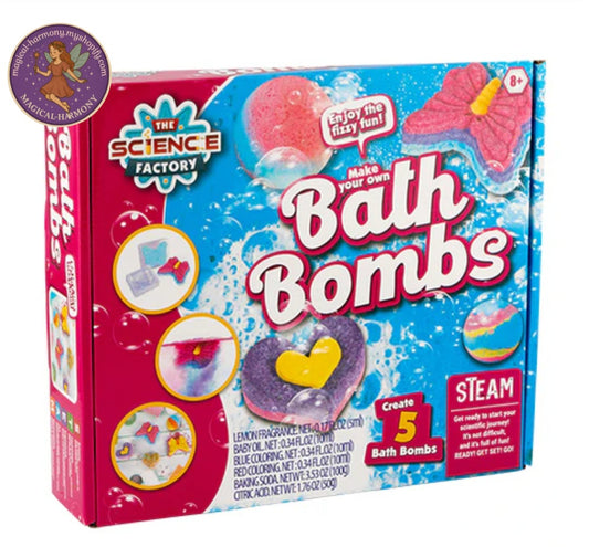 The Science Factory Make Your Own Bath Bomb Kit,