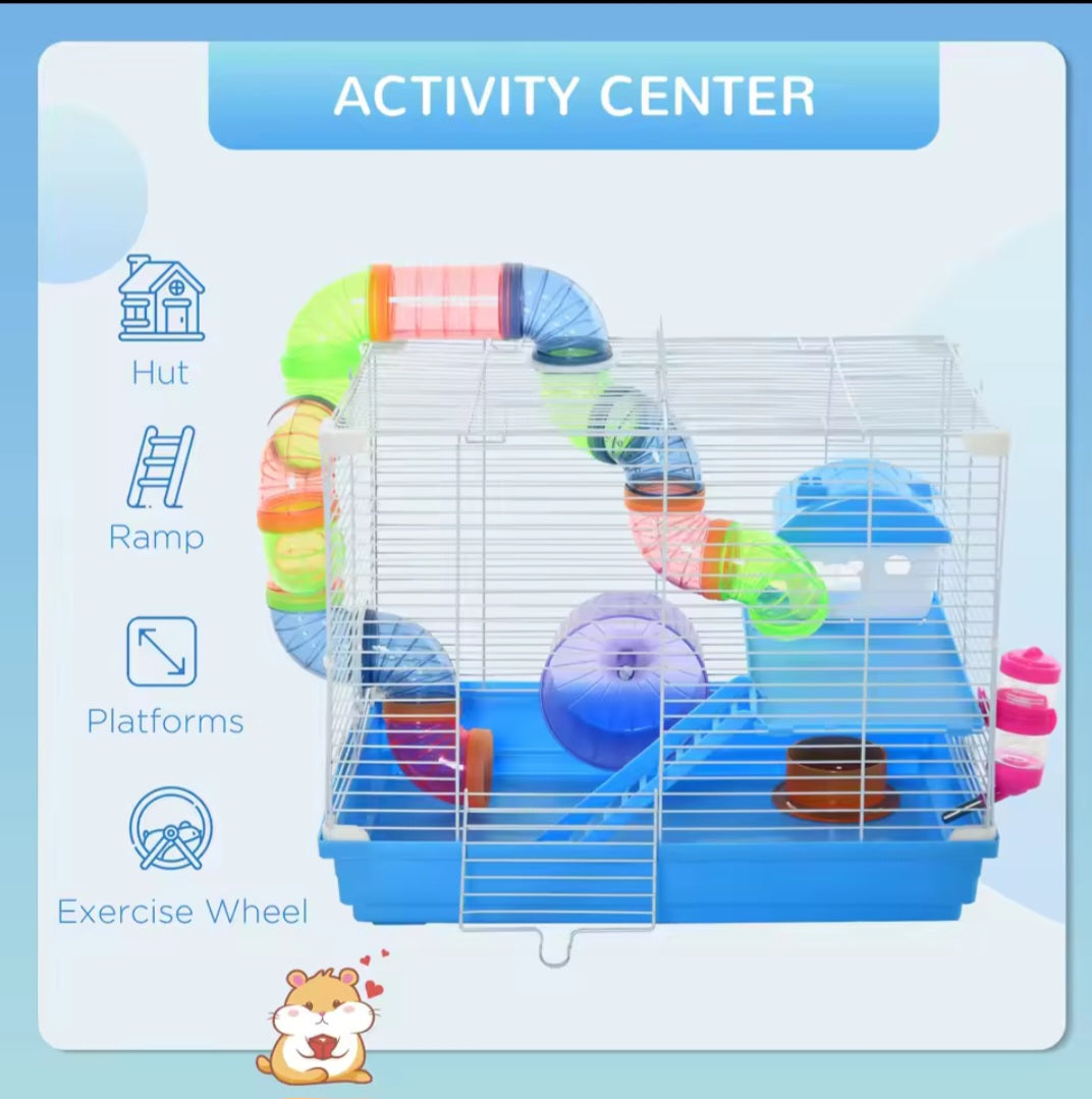 Large Hamster Cage With Essentials Heavily reduced.
