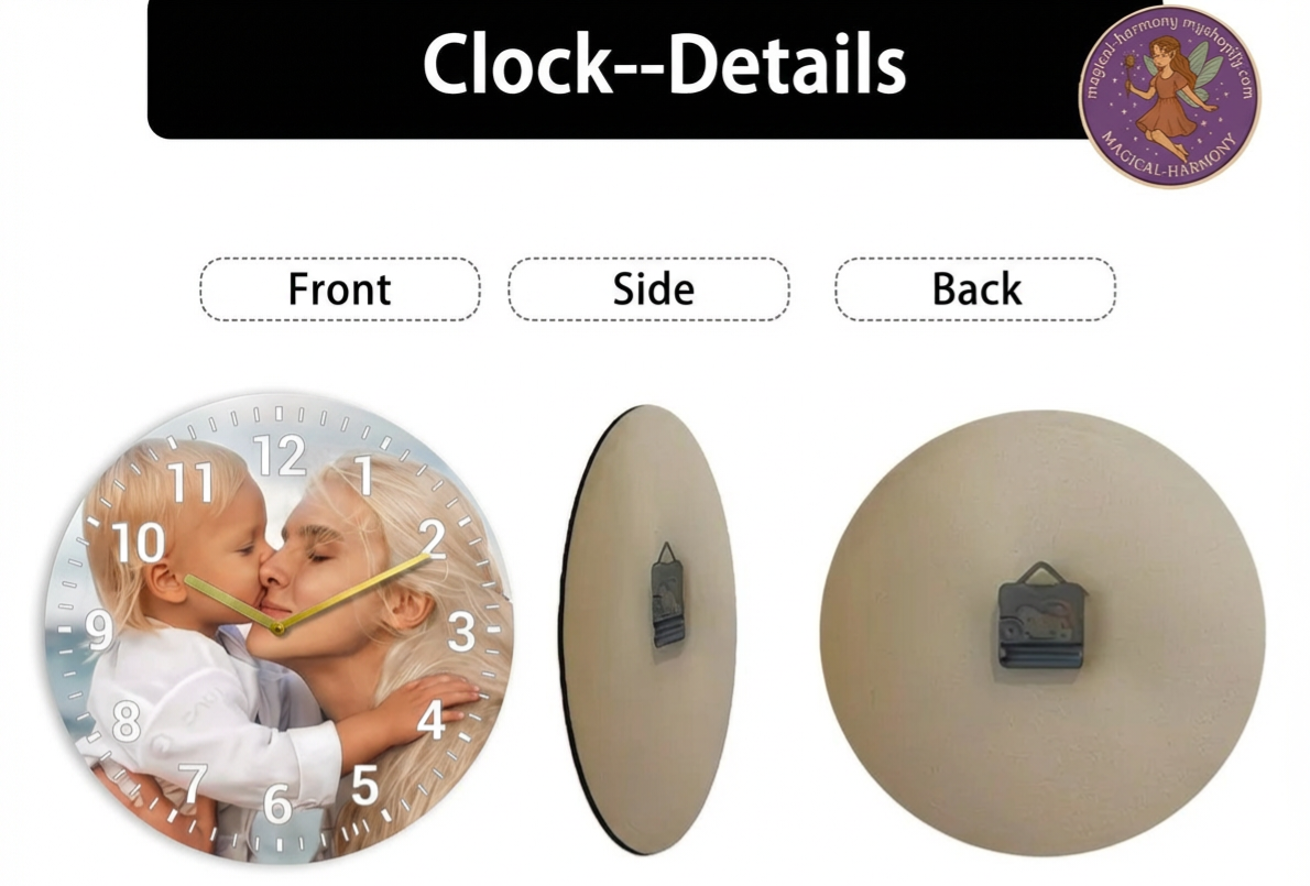Custom Photo Wall Clock
