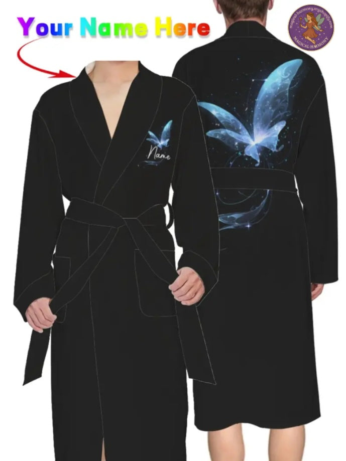 Personalized Unisex Quick-Dry Butterfly Robe