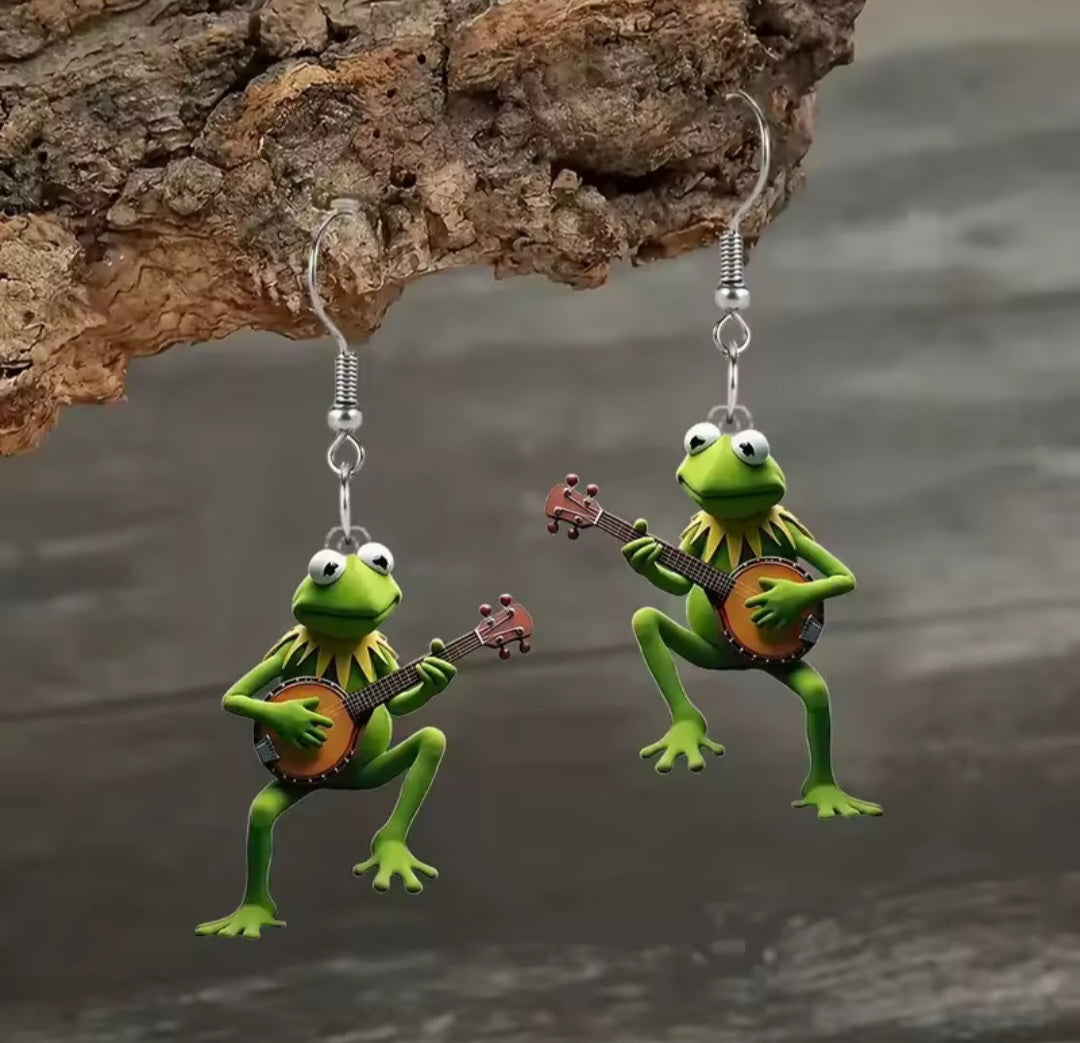 Frog Earrings