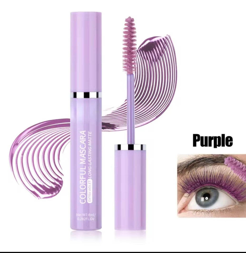 Long Lasting Waterproof Colourful Mascara.