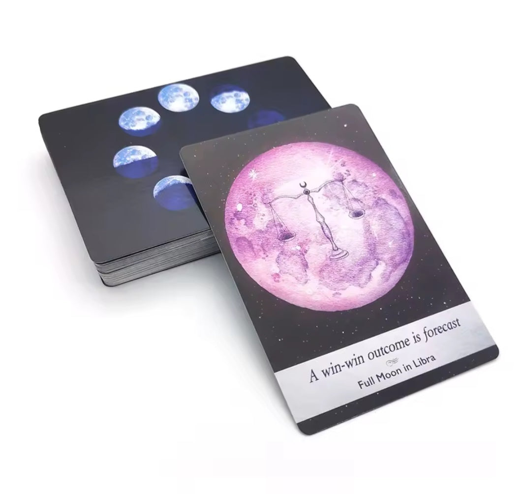Moonology Manifestation Oricle Tarot Cards