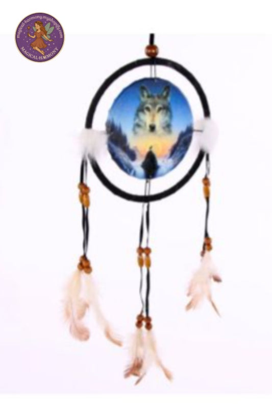 Wolf Face Dream Catcher