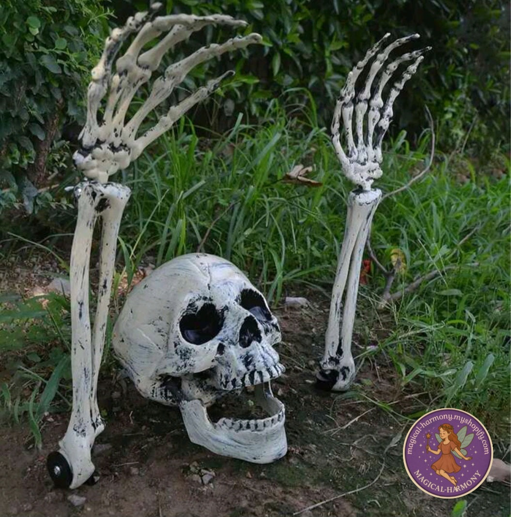3PCS Halloween Skeleton Stake Decorations