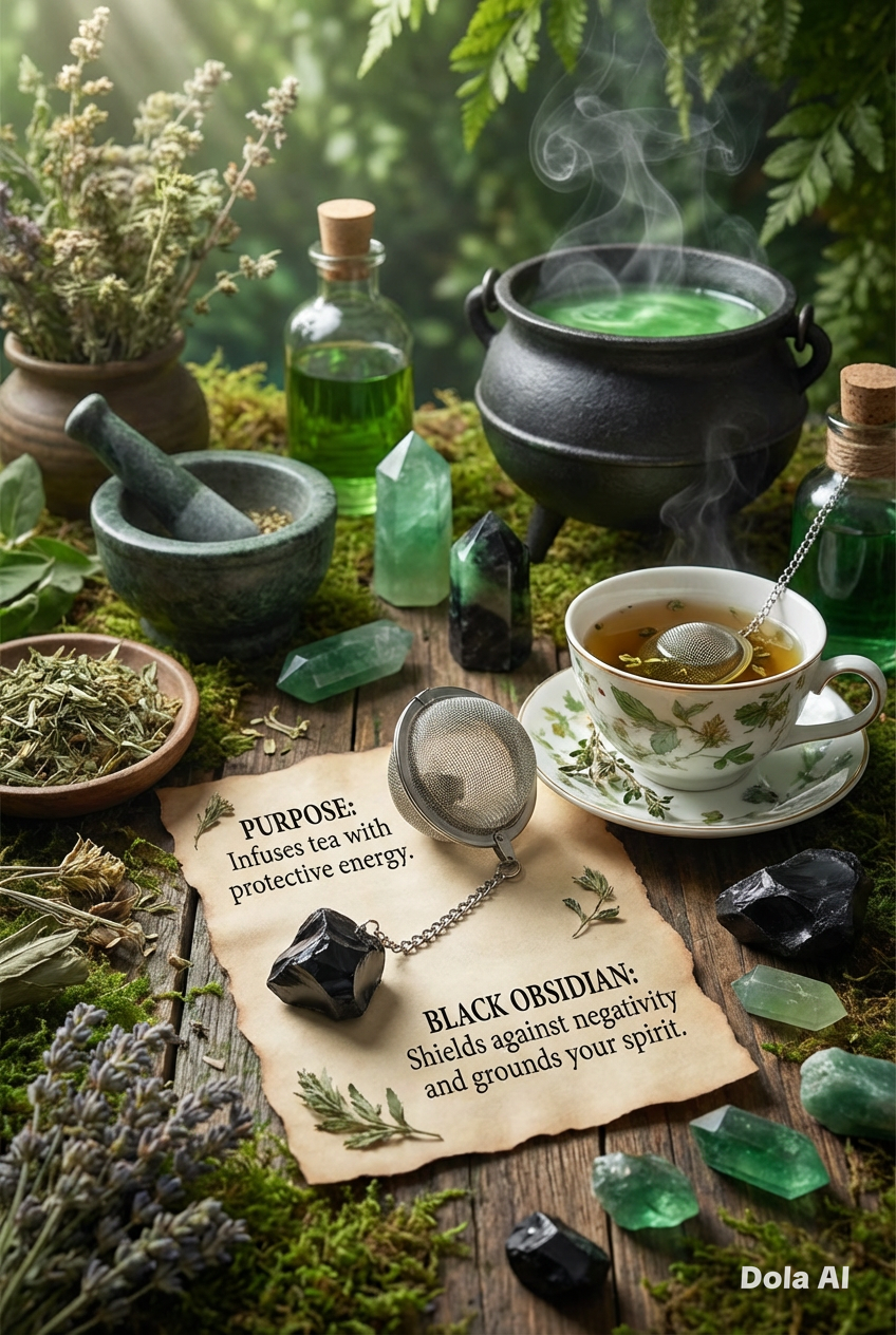 Crystal Tea Strainers