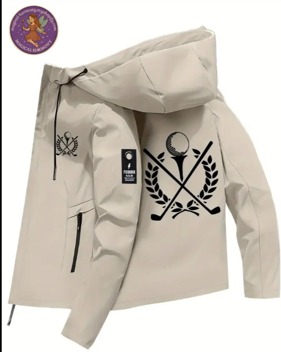 Golf Club Print Jacket