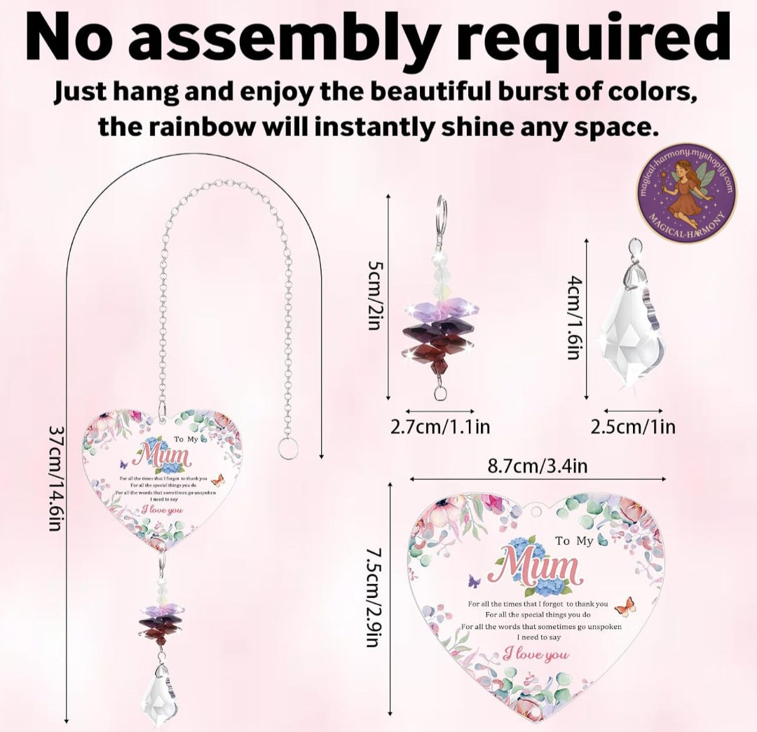 Crystal Suncatcher – Gifts For Mum!