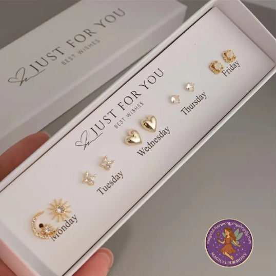 Star & Moon Goddess Earrings
