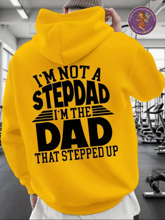 Men’s Back-Printed Hoodie