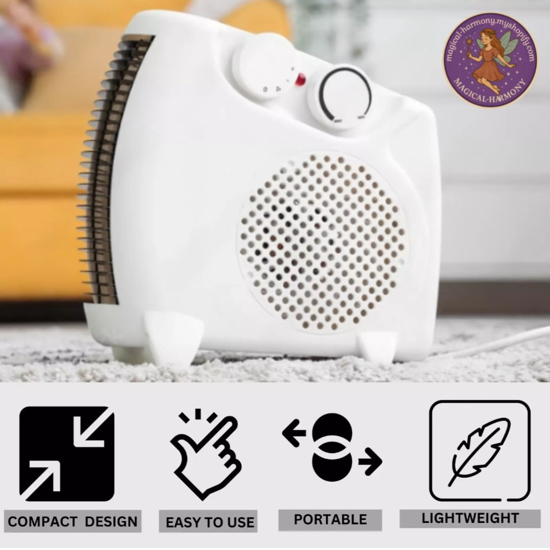 Hausown 2000W Portable Electric Fan Heater