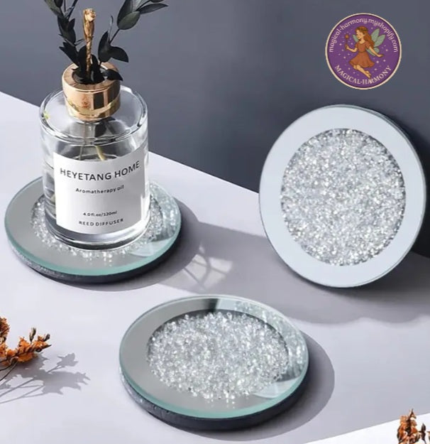Set of 4 Crystal Coasters