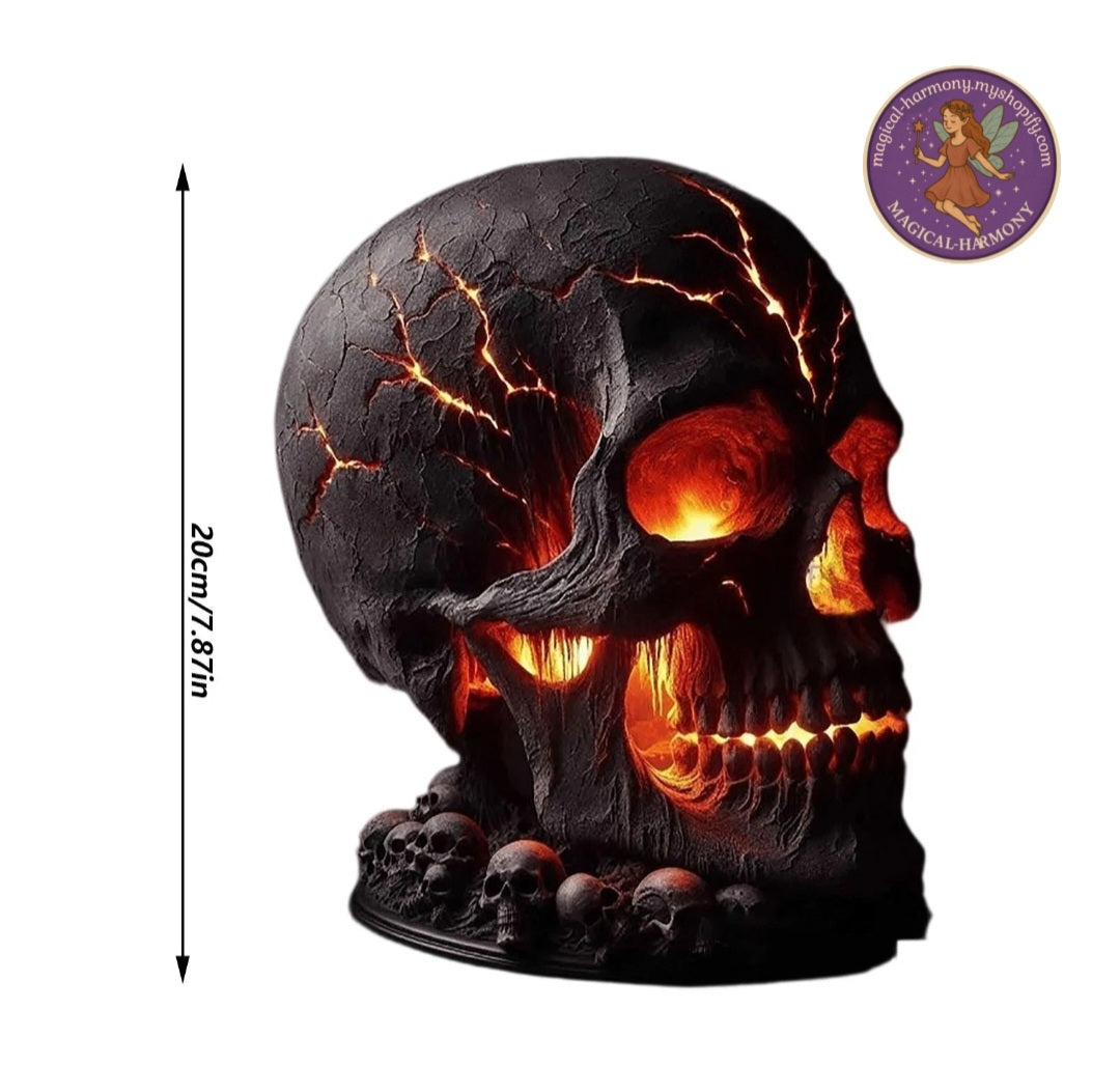 Gothic Skull Table Lamp.