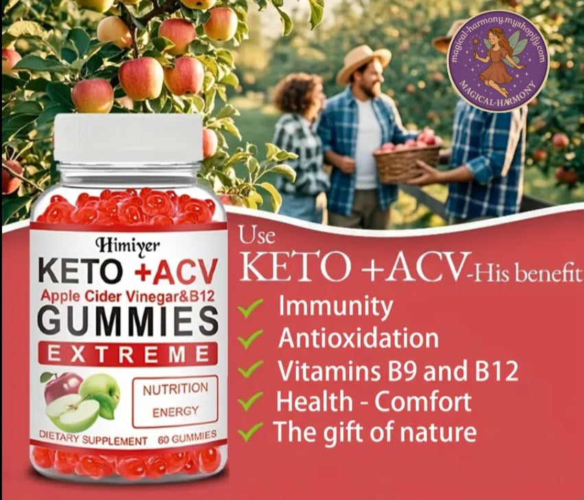60 Keto + ACV Gummies