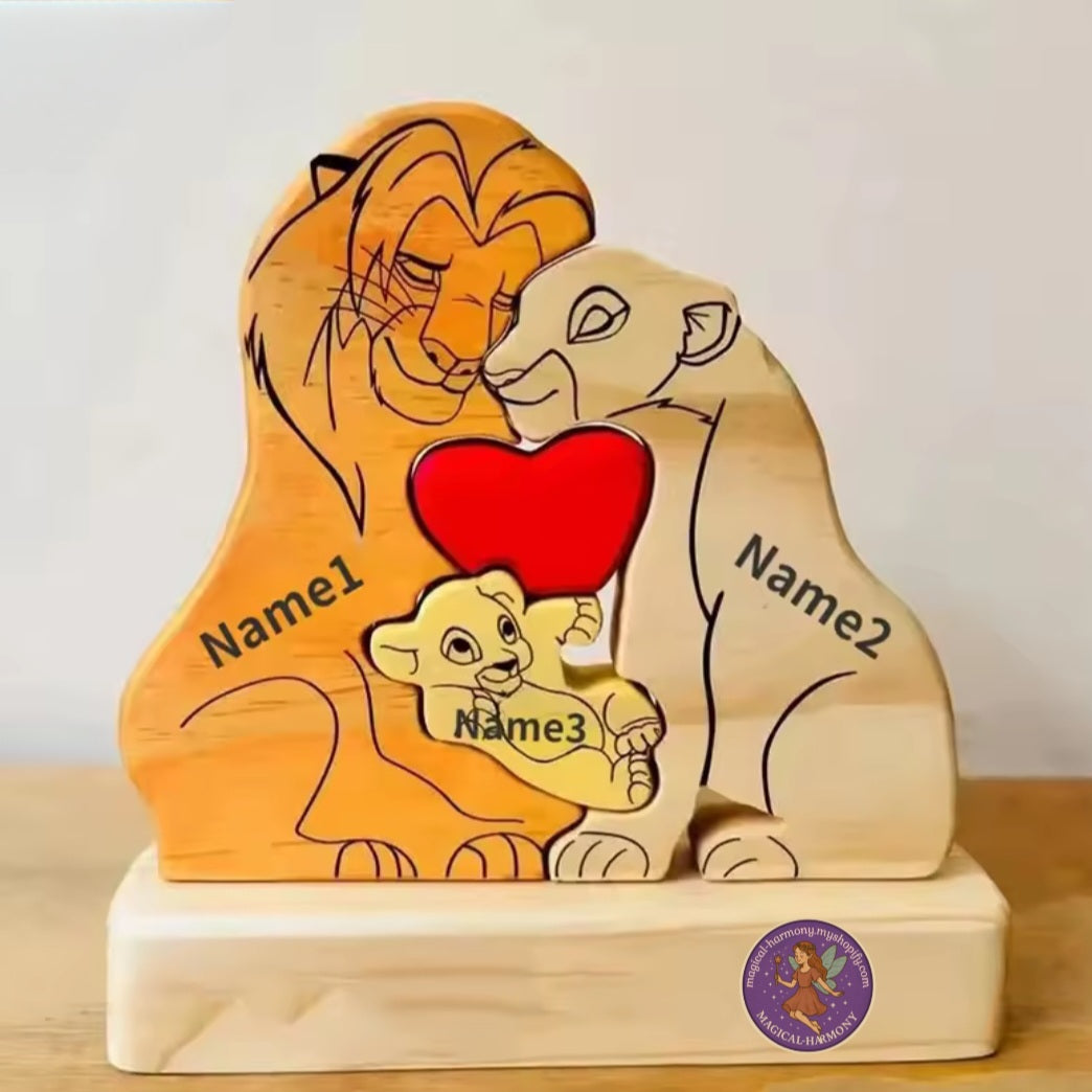 Personalised Art Family Puzzle.