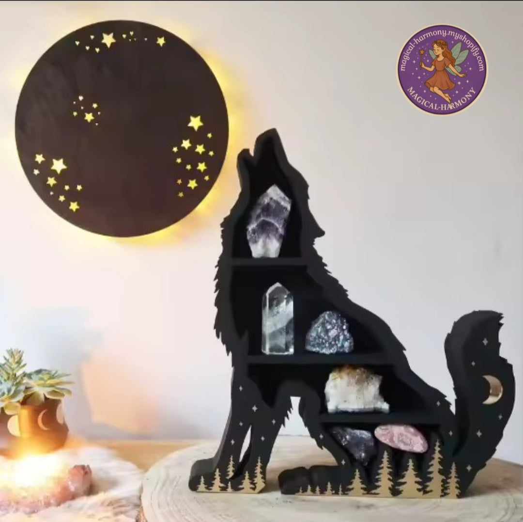 Magical Mystical Wooden Display Rack