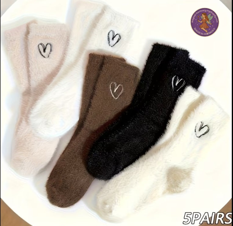 5-Pack Mid-Calf Socks