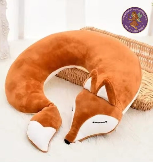 U-Shape Fox Travel Neck Pillow