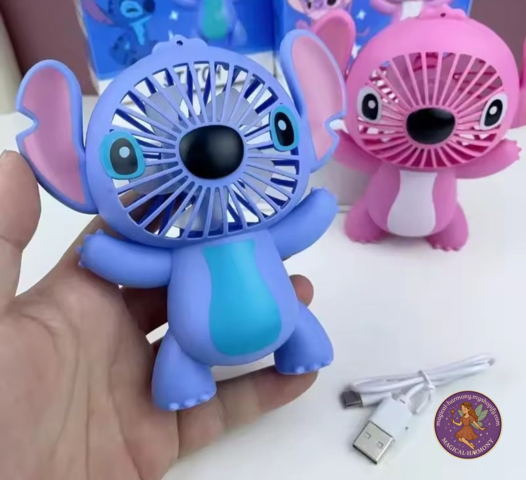 Anime Lilo & Stitch hand fans