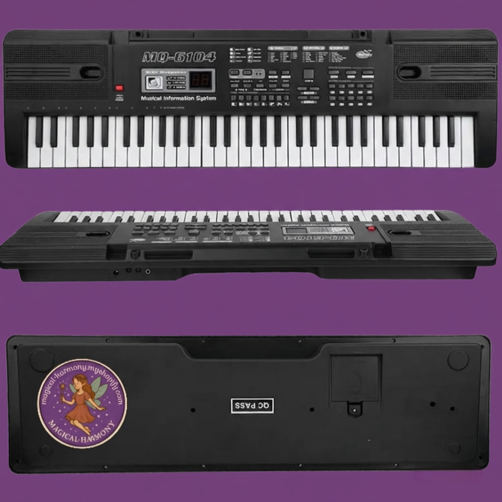 61-Key Digital Piano with Microphone