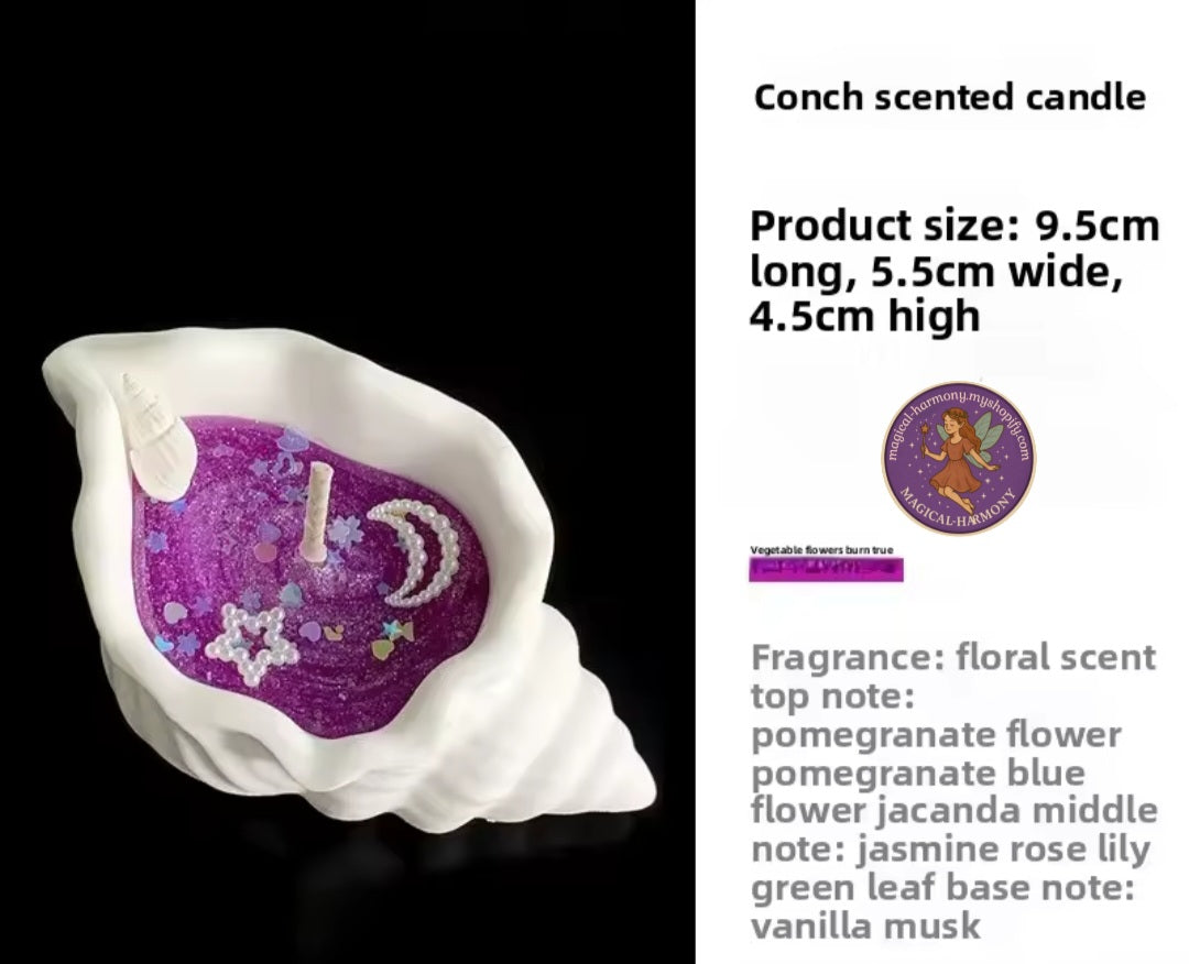 Scented Aromatherapy Seashell Candles