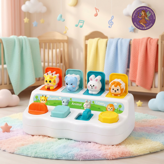 Interactive Animal Peek-a-Boo Toy Box