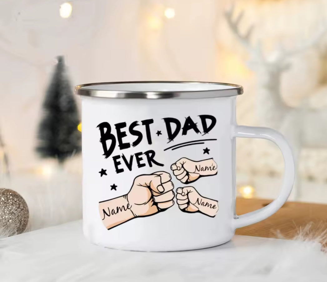 Dad's Camping/Travel Tin Mug