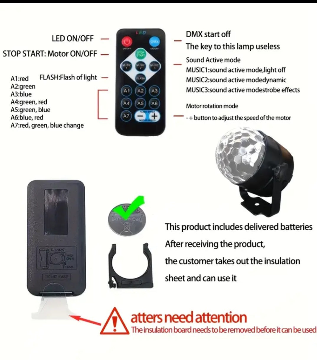 Usb Disco Ball Light
