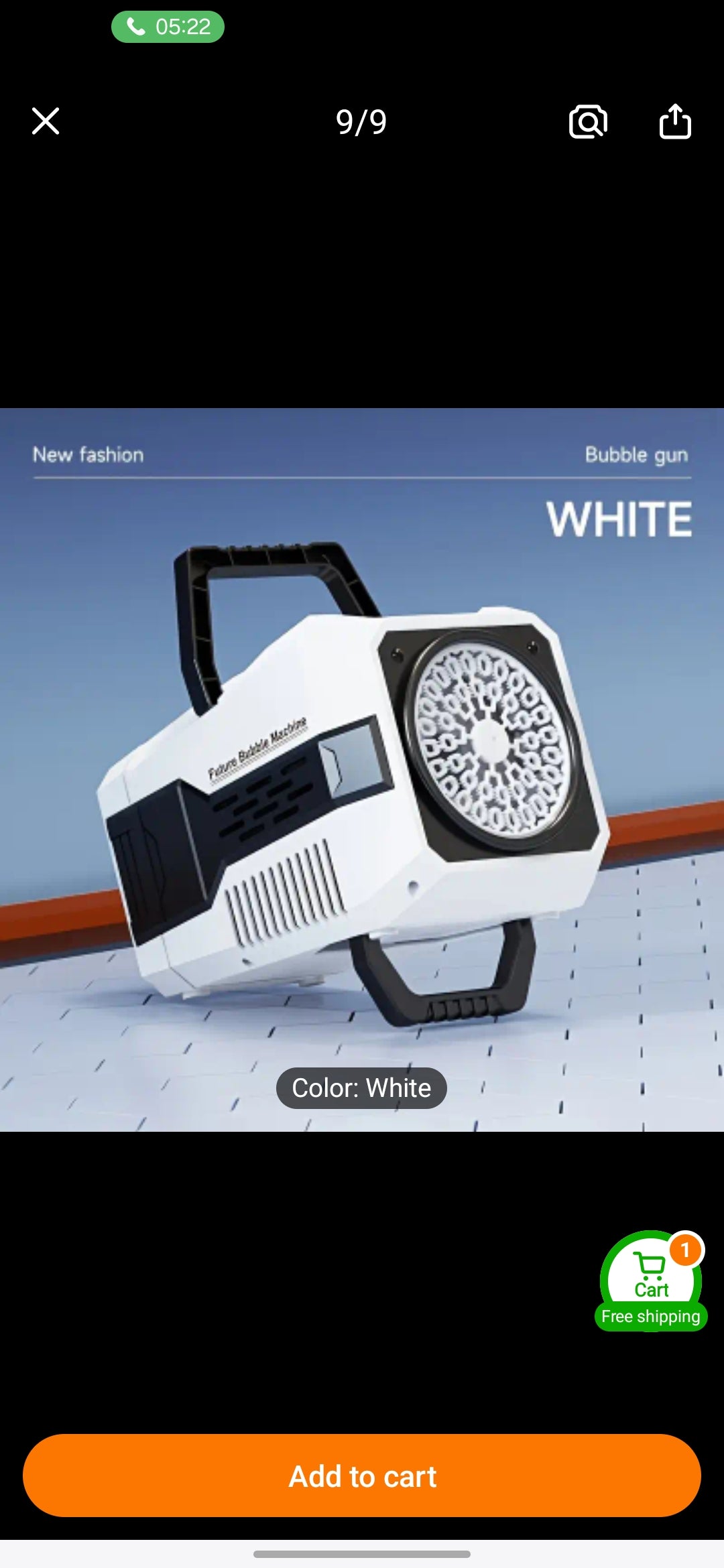 Portable Bubble Machine