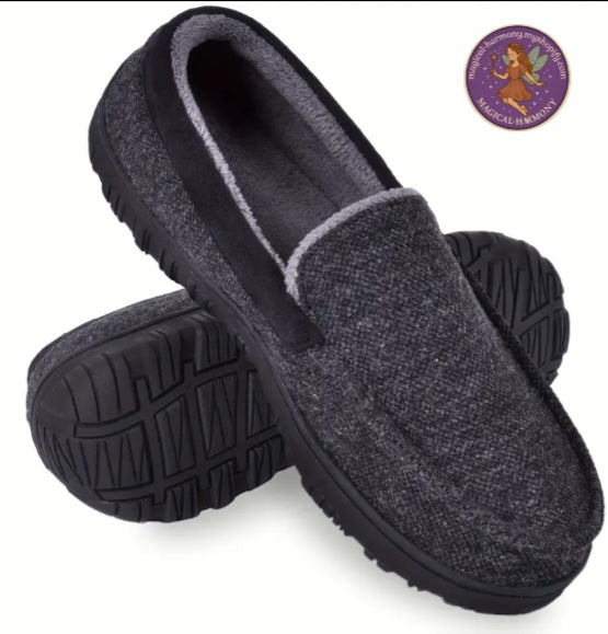 Warm Memory Foam Mens Slippers