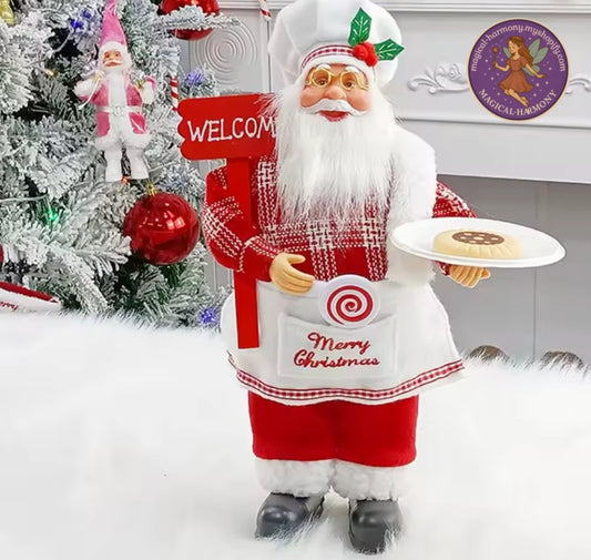 12" Chef Santa.