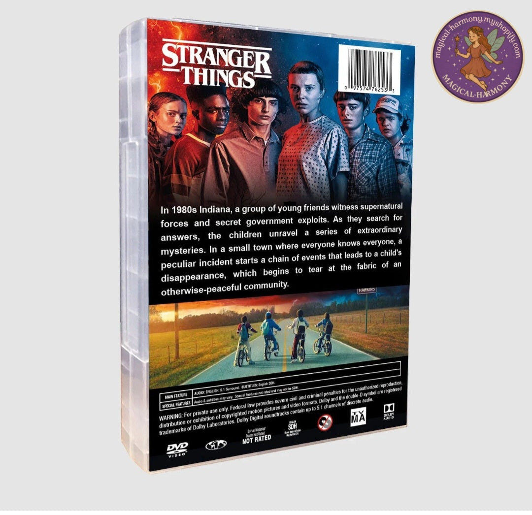 Stranger Things Seasons 1–5 DVD Box Set (14 Discs) – UK Edition