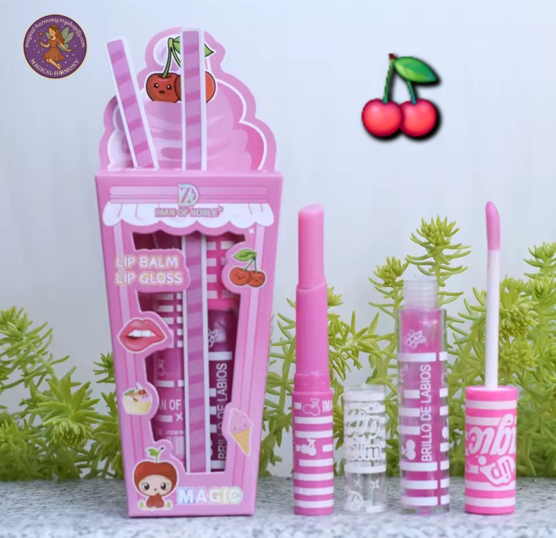 Cute Ice-Cream Lip Care Set!