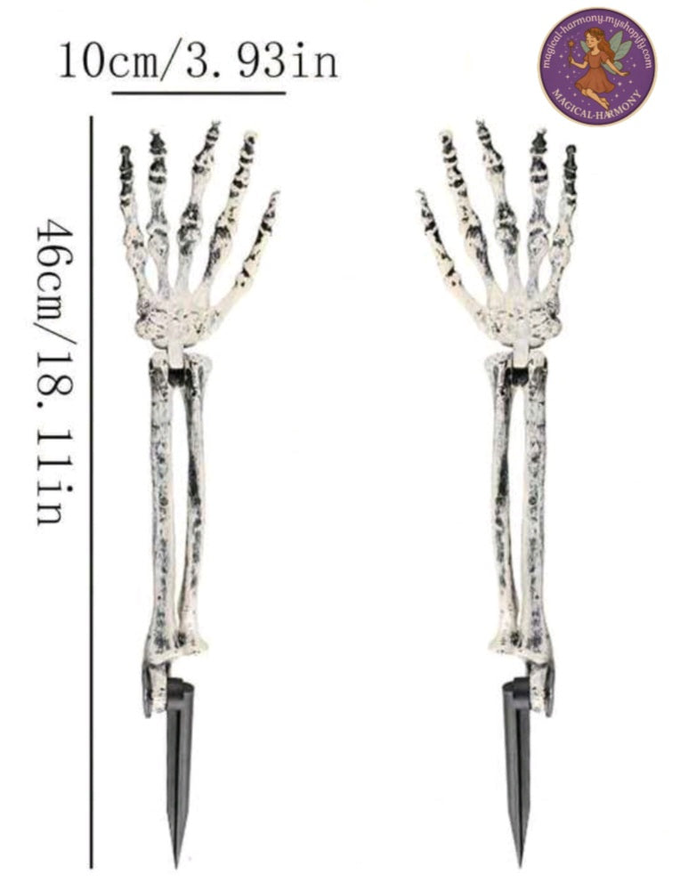 3PCS Halloween Skeleton Stake Decorations