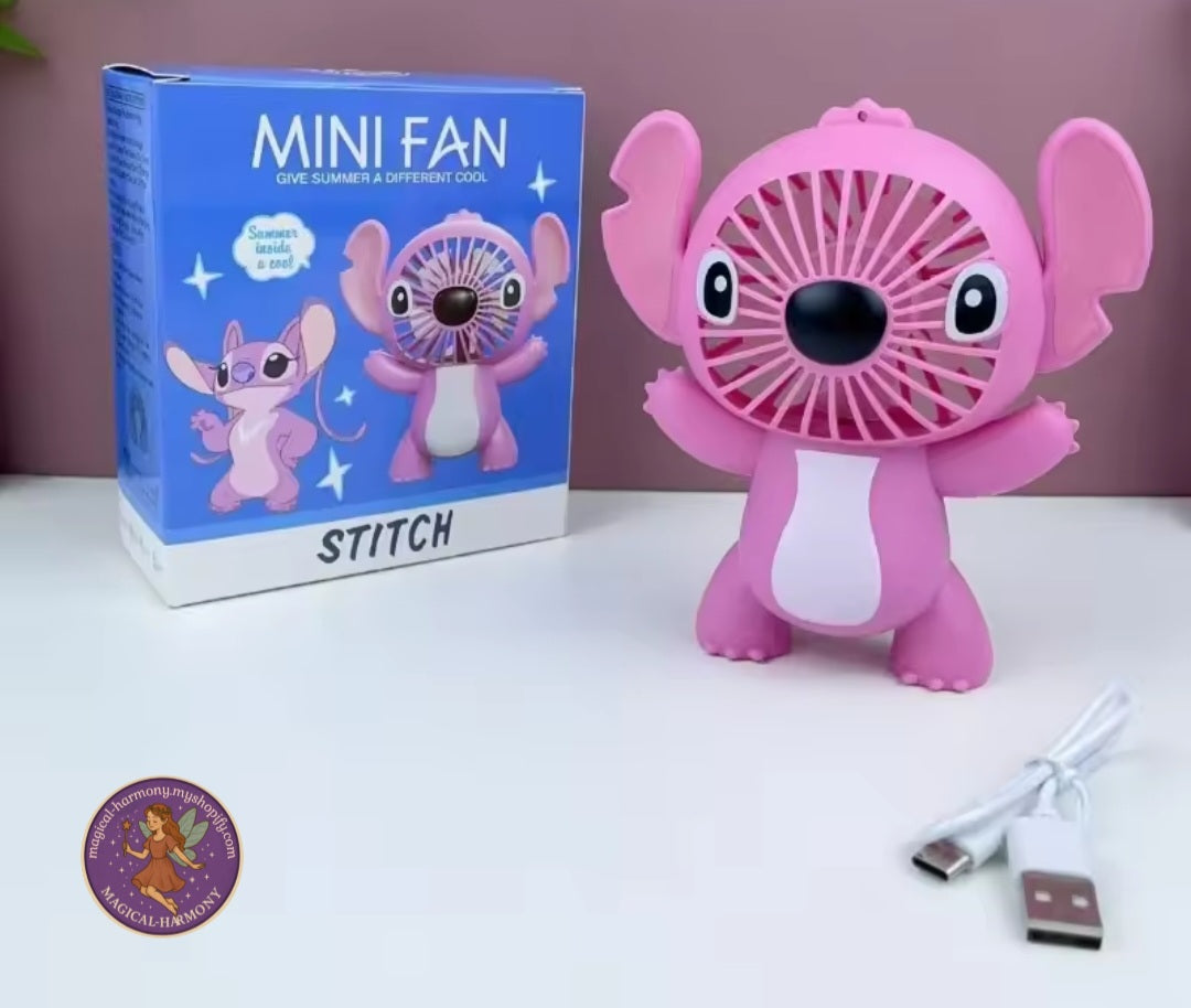 Anime Lilo & Stitch hand fans