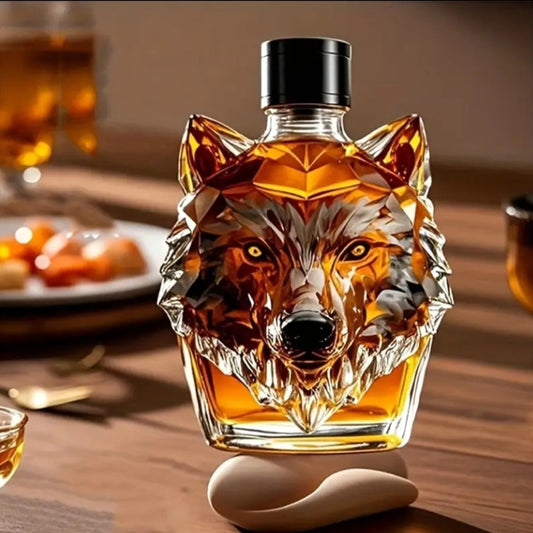 Wolf Alcohol Spirit Bottle