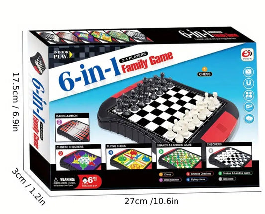 6 In 1 Board Games