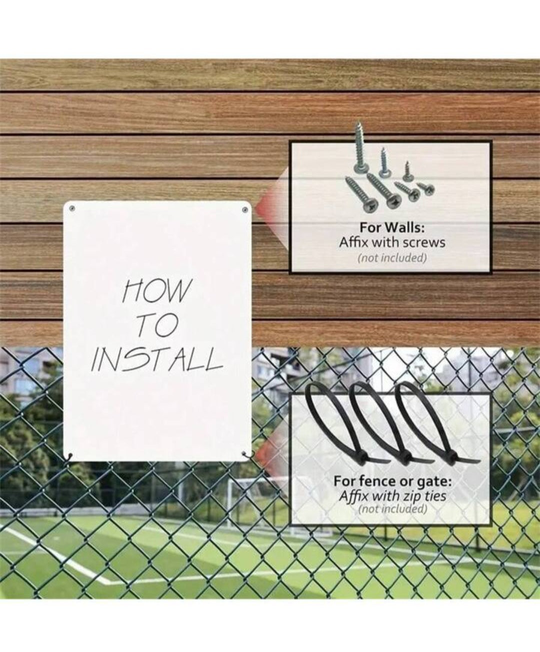 Metal Wall Sign