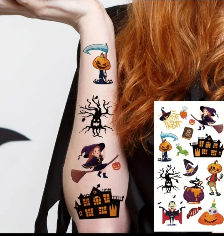 Haloween Temporary Tattoos.