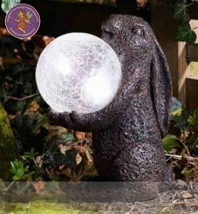 Smart Solar Hare Figurine