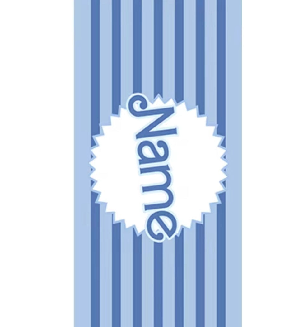 Large Personalised Beach Towel