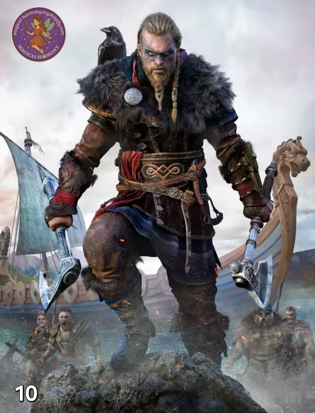 50x70cm Viking Odin & Thor 5D DIY Diamond Painting