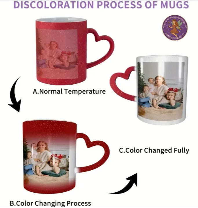 Personalised Heat colour Changing Mug
