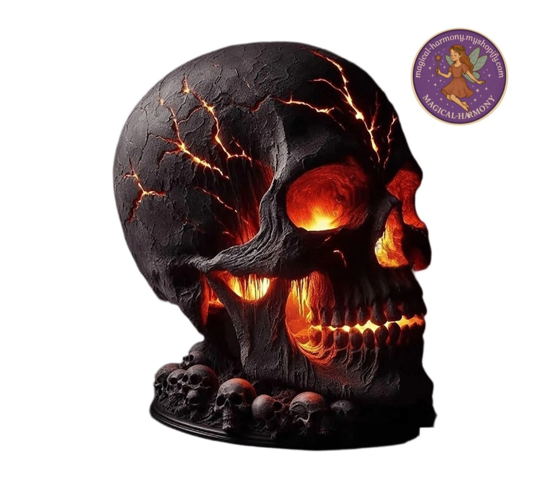 Gothic Skull Table Lamp.