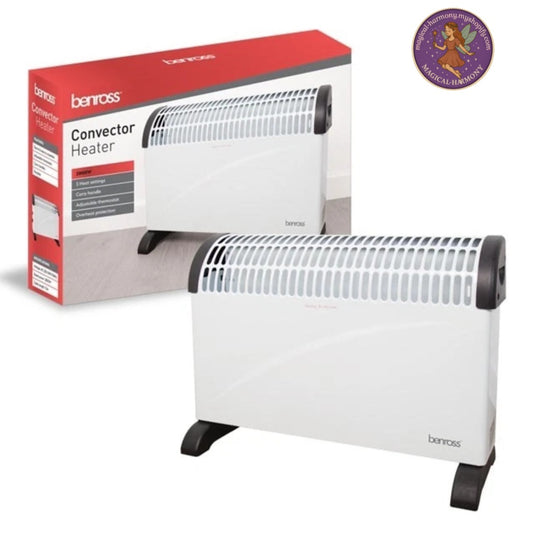 2KW Convector Heater 2000w 3Heat zSetting Adjustable Thermostat Simple Controls.
