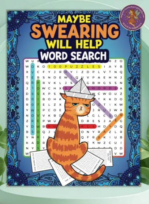 Adult Swear Word Puzzle Book