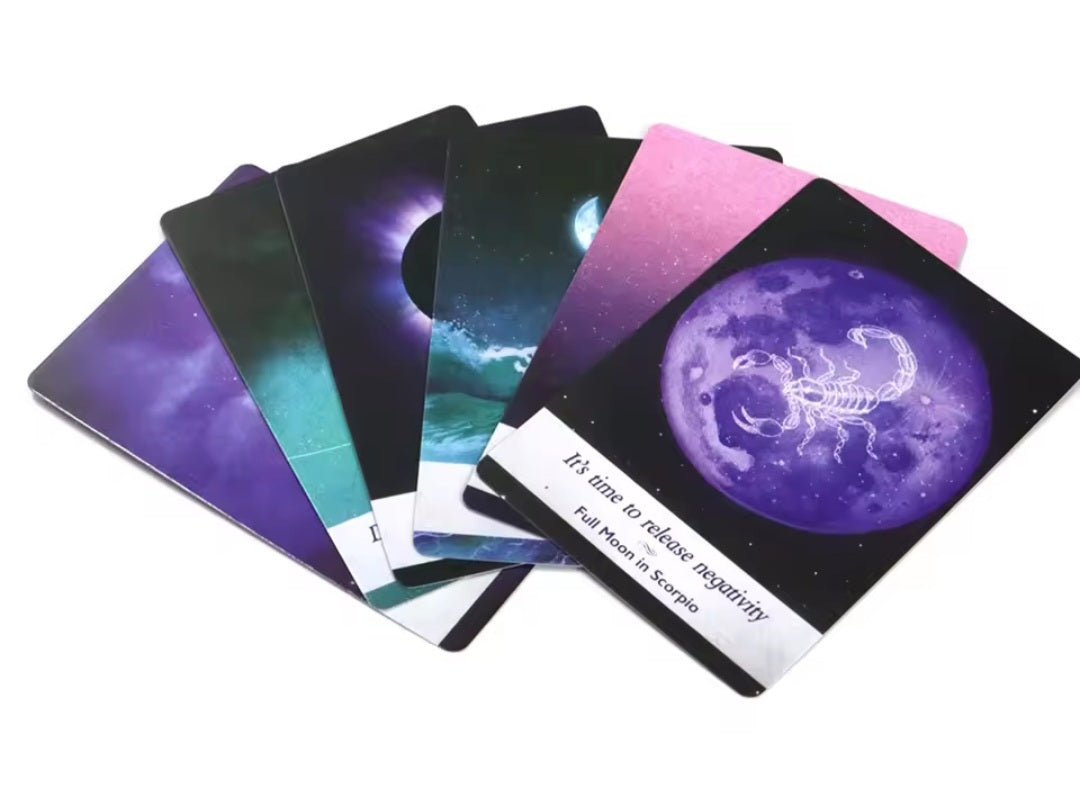 Moonology Manifestation Oricle Tarot Cards