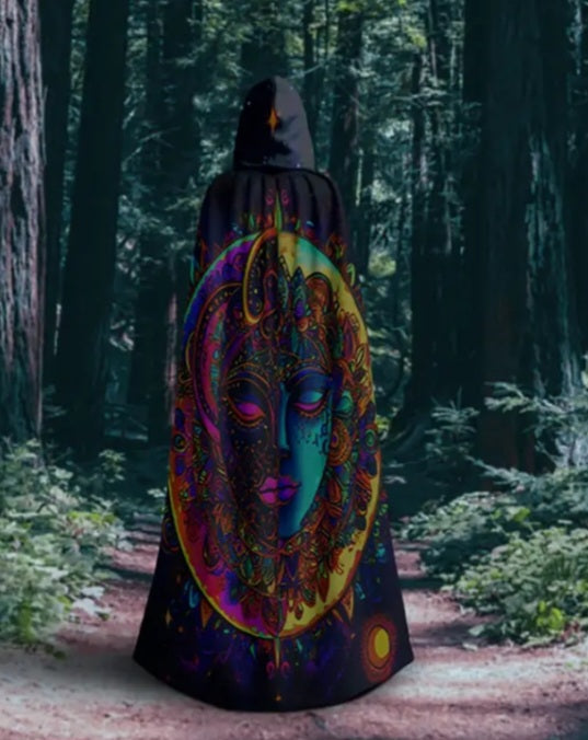 Hooded cape