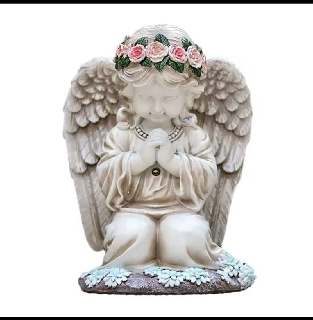 Solar Powered Angel Garden Light