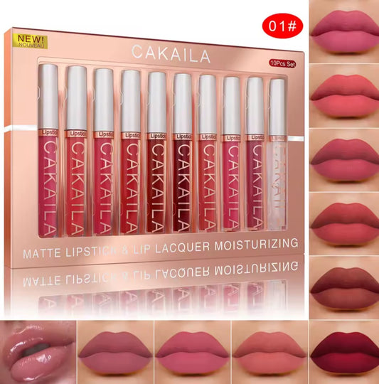 10 Piece Cakaila Lip Gloss